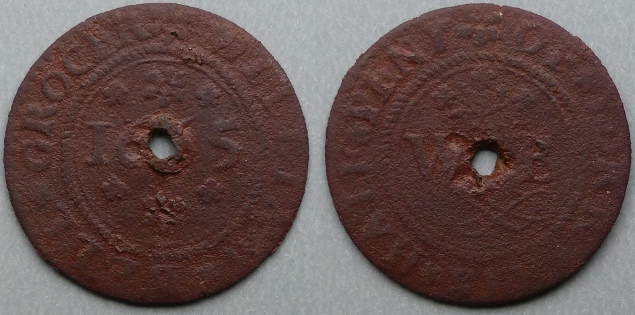 York, William Bell 1665 halfpenny - Click Image to Close